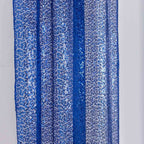 2 Pack Royal Blue Sequin Event Curtain Drapes with Rod Pockets, Seamless Backdrop Event Panels - 8ftx2ft - Bell Racket Store