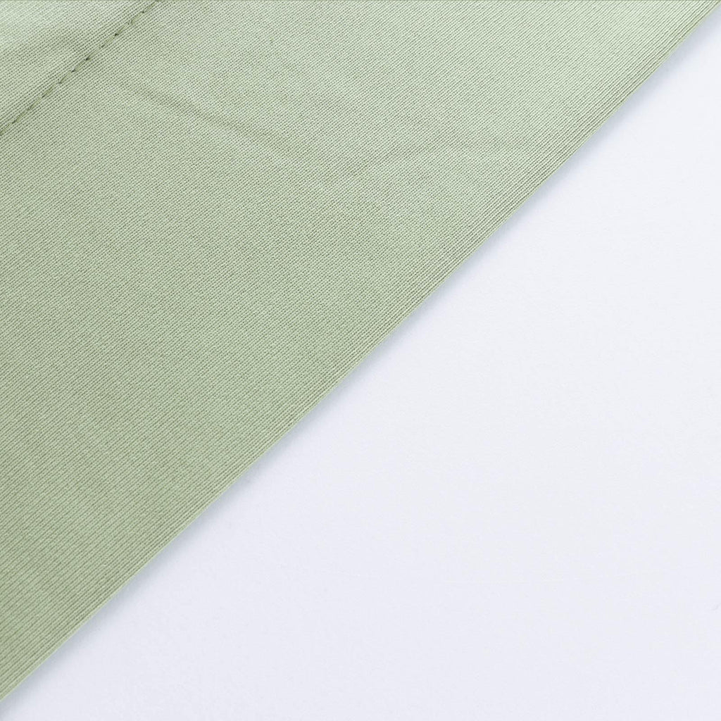 2 Pack Sage Green Scuba Polyester Event Curtain Drapes, Durable Flame Resistant Backdrop Event Panels Wrinkle Free with Rod Pockets - 10ftx10ft - Bell Racket Store