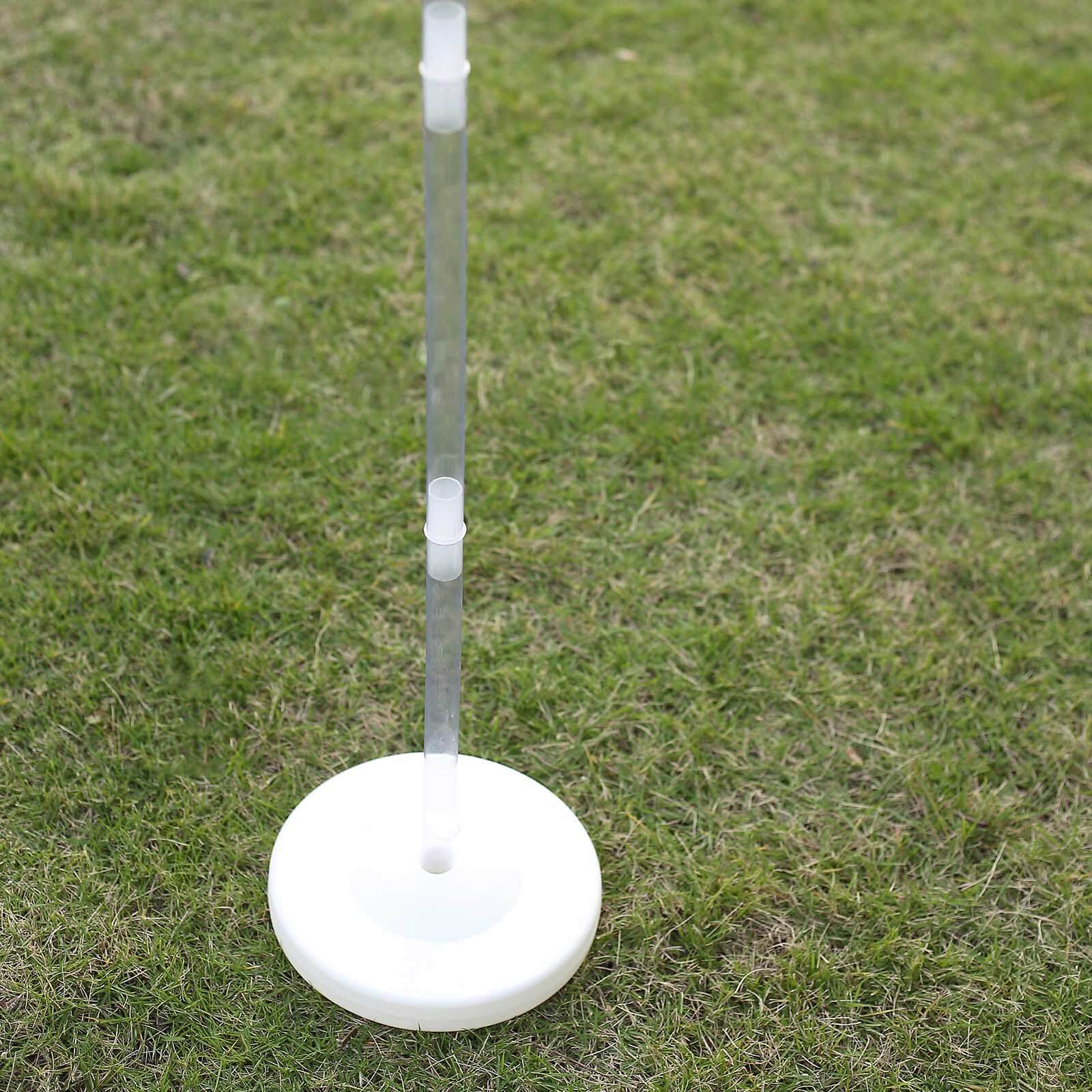 2 Pack White Heart Shaped Plastic Balloon Holder Column, 5ft Balloon Arch Stand Kit with Round Water Fillable Base - Bell Racket Store