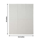 50-Pack Paper Napkins Silver - Soft Disposable 2-Ply Dinner Napkins for Weddings