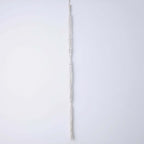 2 - Tier Hanging Planter Basket with Tassels Ivory Double Boho Design - Cotton Rope Indoor Decorative Holders - Bell Racket Store