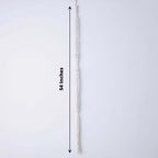 2 - Tier Hanging Planter Basket with Tassels Ivory Double Boho Design - Cotton Rope Indoor Decorative Holders - Bell Racket Store