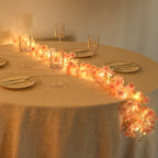 20 LED Garland Fairy String Lights Cherry Blossom Design Blush Warm White - Battery Operated Party DÃ©cor 6ft - Bell Racket Store