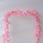 20 LED Garland Fairy String Lights Cherry Blossom Design Pink Warm White - Battery Operated Party DÃ©cor 6ft - Bell Racket Store