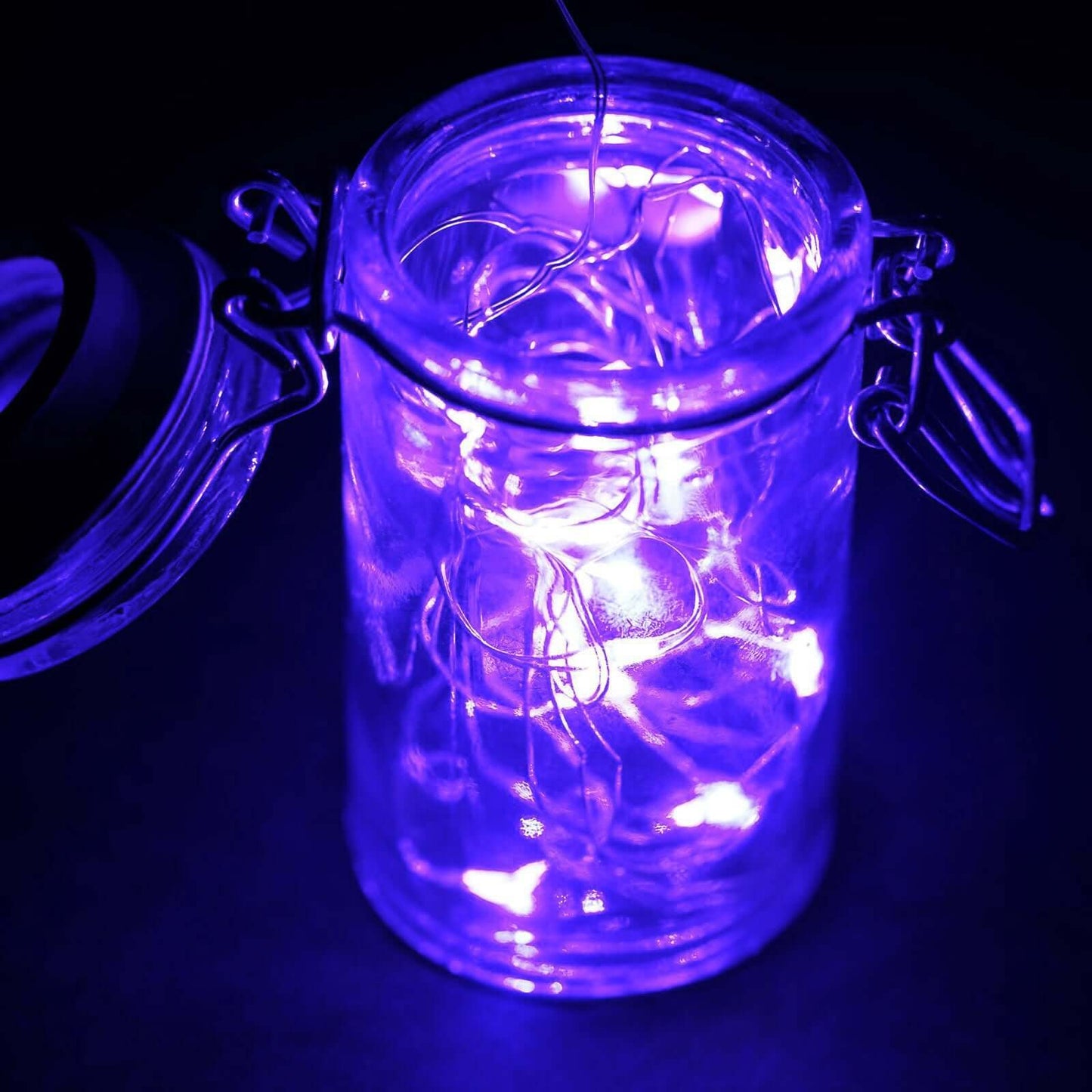 20 LED Micro Fairy String Lights Starry Bright Design Purple - Battery Operated Party Accent 90" - NestOCart