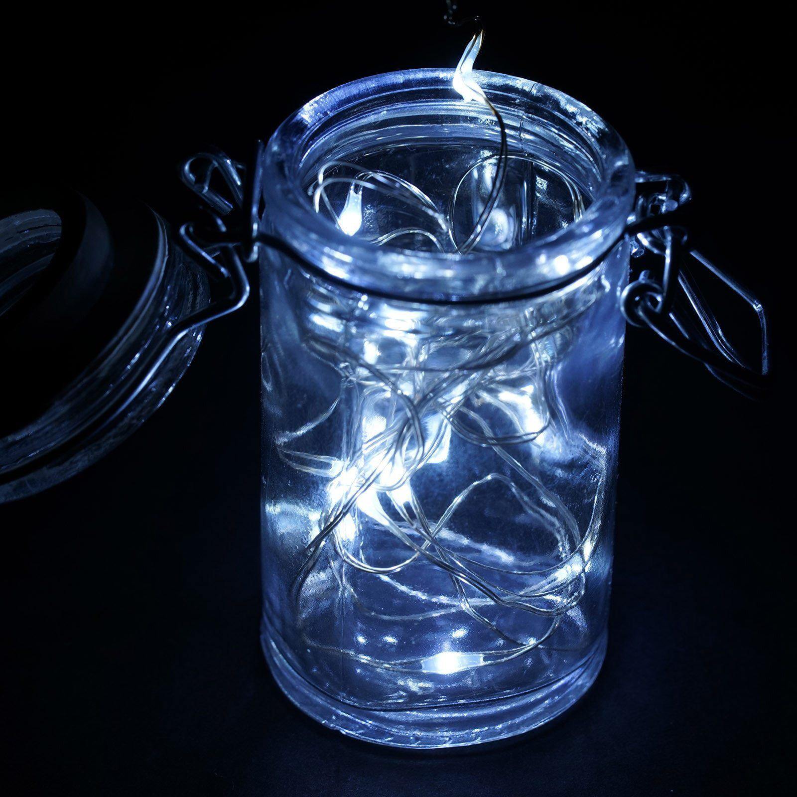 20 LED Micro Fairy String Lights Starry Bright Design White - Battery Operated Party Accent 90" - NestOCart