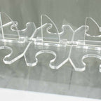 20-Pack Glass Holder Hooks Clear Acrylic for Double Sided Champagne Walls - Sturdy Stemware Rack Flute Display Holders for Stylish Drink Presentation