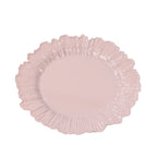 20 - Pack 7" Plastic Dessert Plates â€“ Blush Reef Design Appetizer Salad Party Plates â€“ Elegant Disposable Tableware - Bell Racket Store