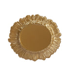 20 - Pack 7" Plastic Dessert Plates â€“ Gold Reef Design Appetizer Salad Party Plates â€“ Elegant Disposable Tableware - Bell Racket Store