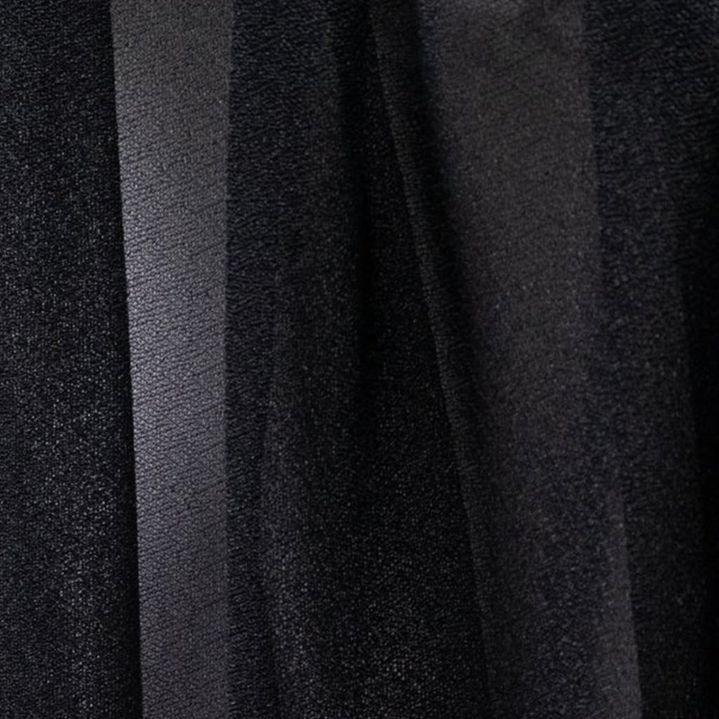 20 - Pack 9ft Sheer Table Runners â€“ Black Shimmer Sheer Drapes, Wrinkle - Free - Bell Racket Store