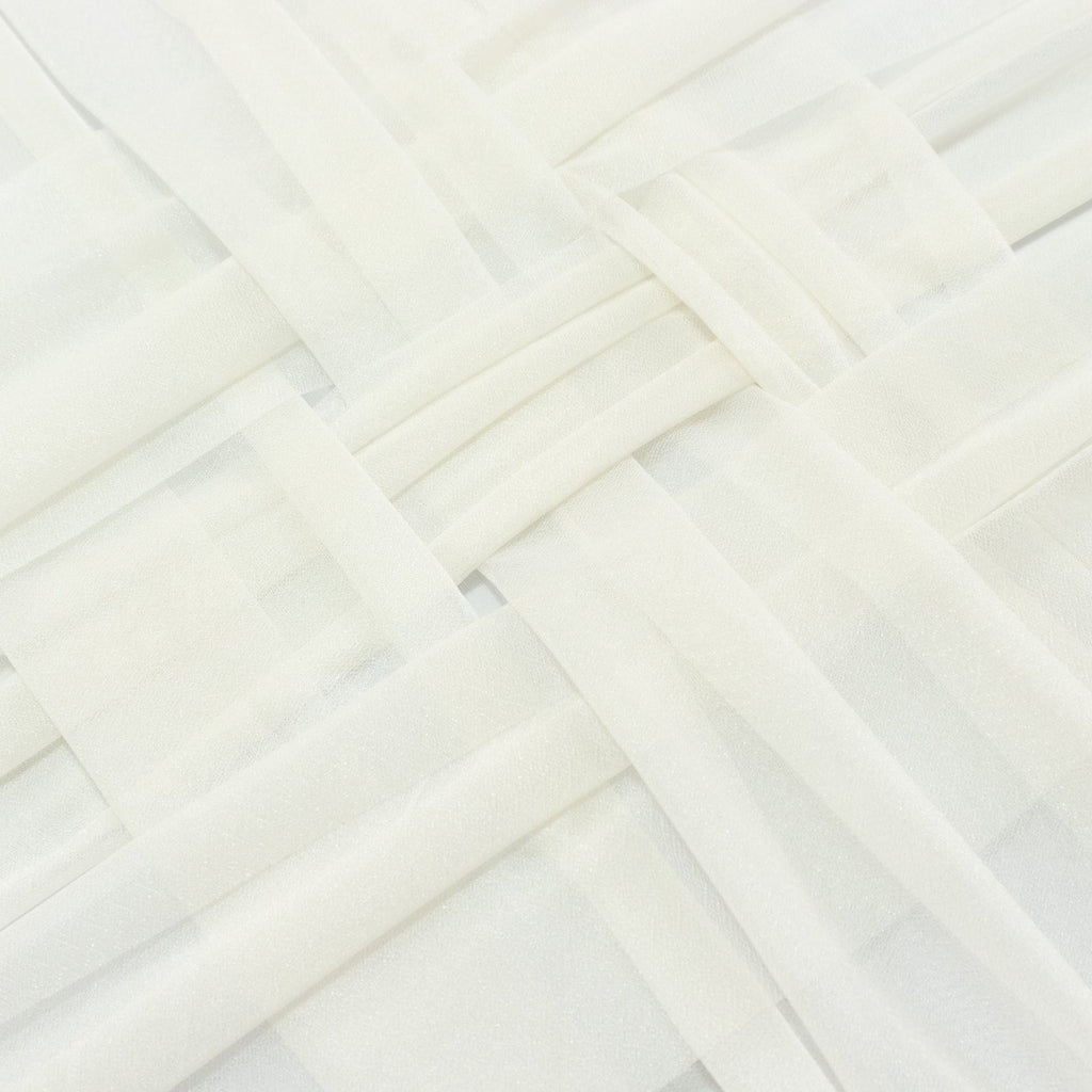 20 - Pack 9ft Sheer Table Runners â€“ Ivory Shimmer Sheer Drapes, Wrinkle - Free - Bell Racket Store