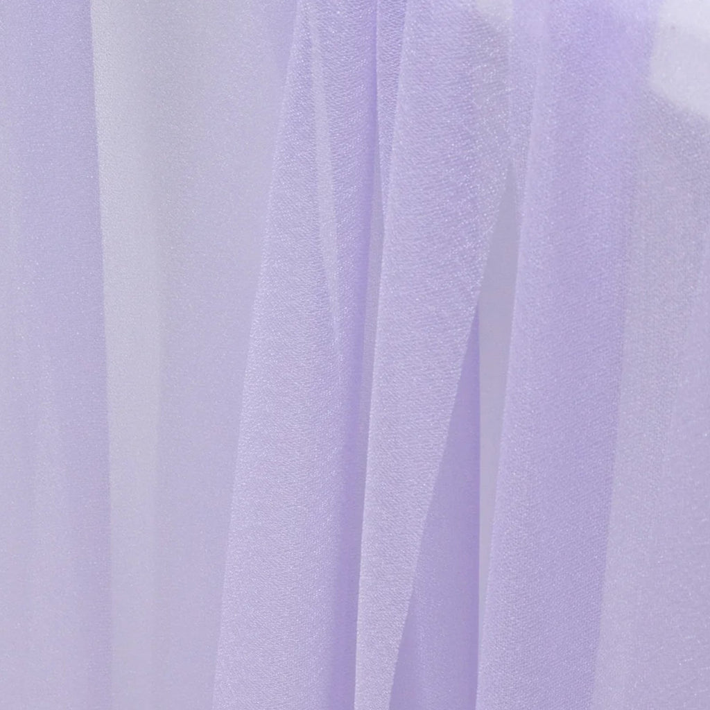 20 - Pack 9ft Sheer Table Runners â€“ Lavender Lilac Shimmer Sheer Drapes, Wrinkle - Free - Bell Racket Store