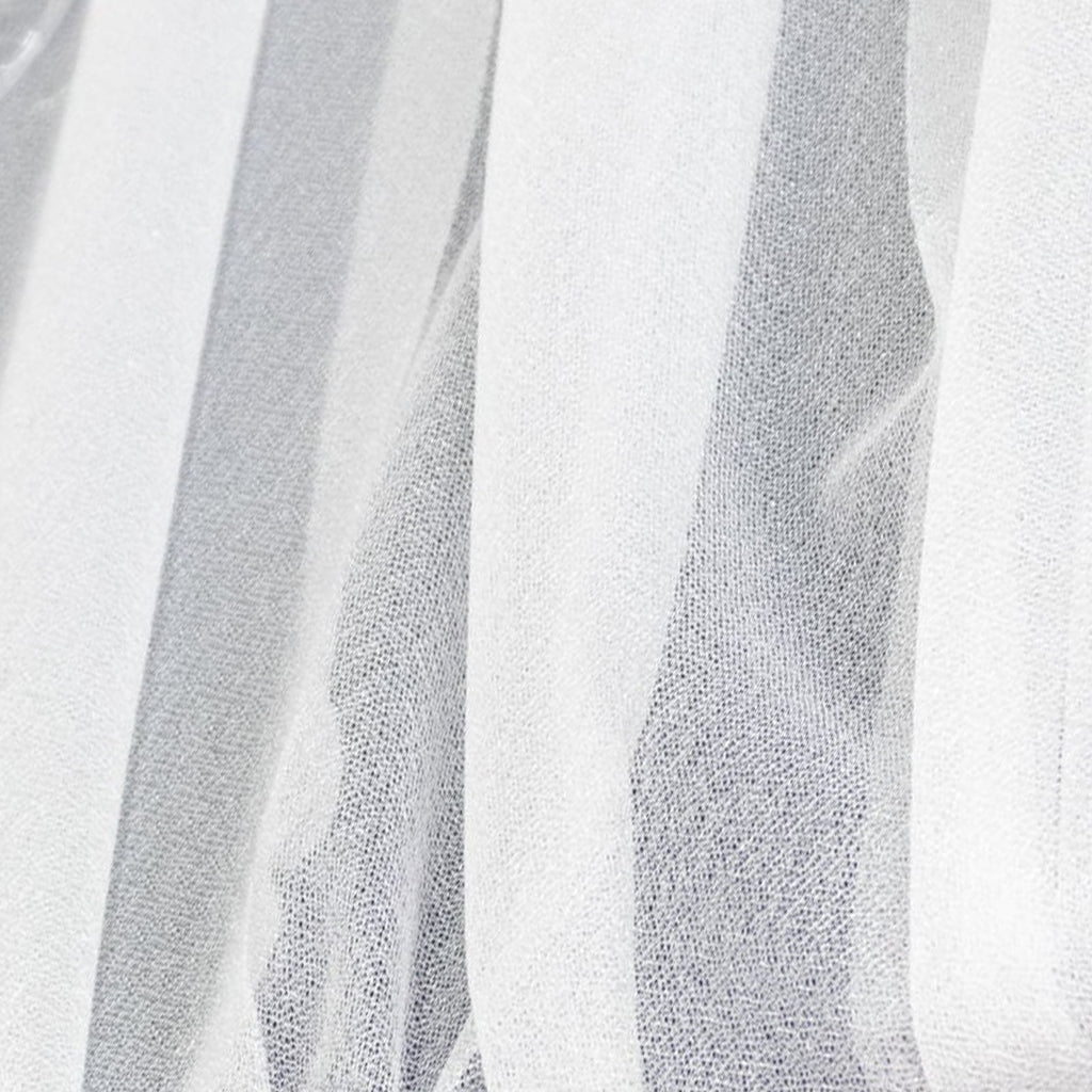 20 - Pack 9ft Sheer Table Runners â€“ White Shimmer Sheer Drapes, Wrinkle - Free - Bell Racket Store