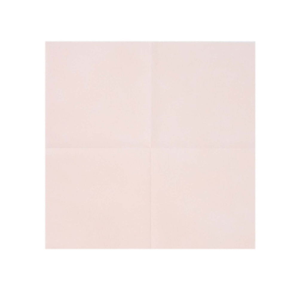 20 Pack Linen - Like Paper 5"x5" Napkins Blush - Highly Absorbent Airlaid Napkins - Bell Racket Store