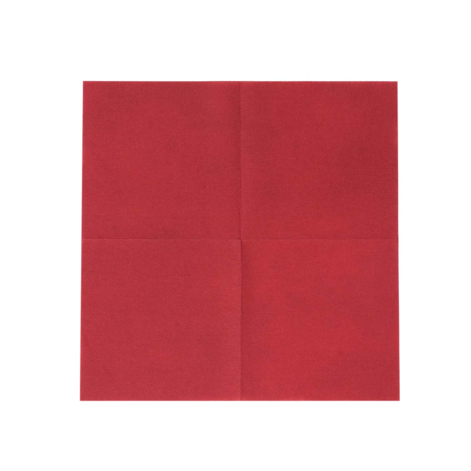 20 Pack Linen - Like Paper 5"x5" Napkins Burgundy - Highly Absorbent Airlaid Napkins - Bell Racket Store