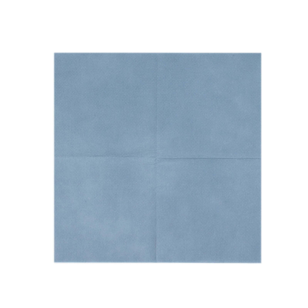 20 Pack Linen - Like Paper 5"x5" Napkins Dusty Blue - Highly Absorbent Airlaid Napkins - Bell Racket Store