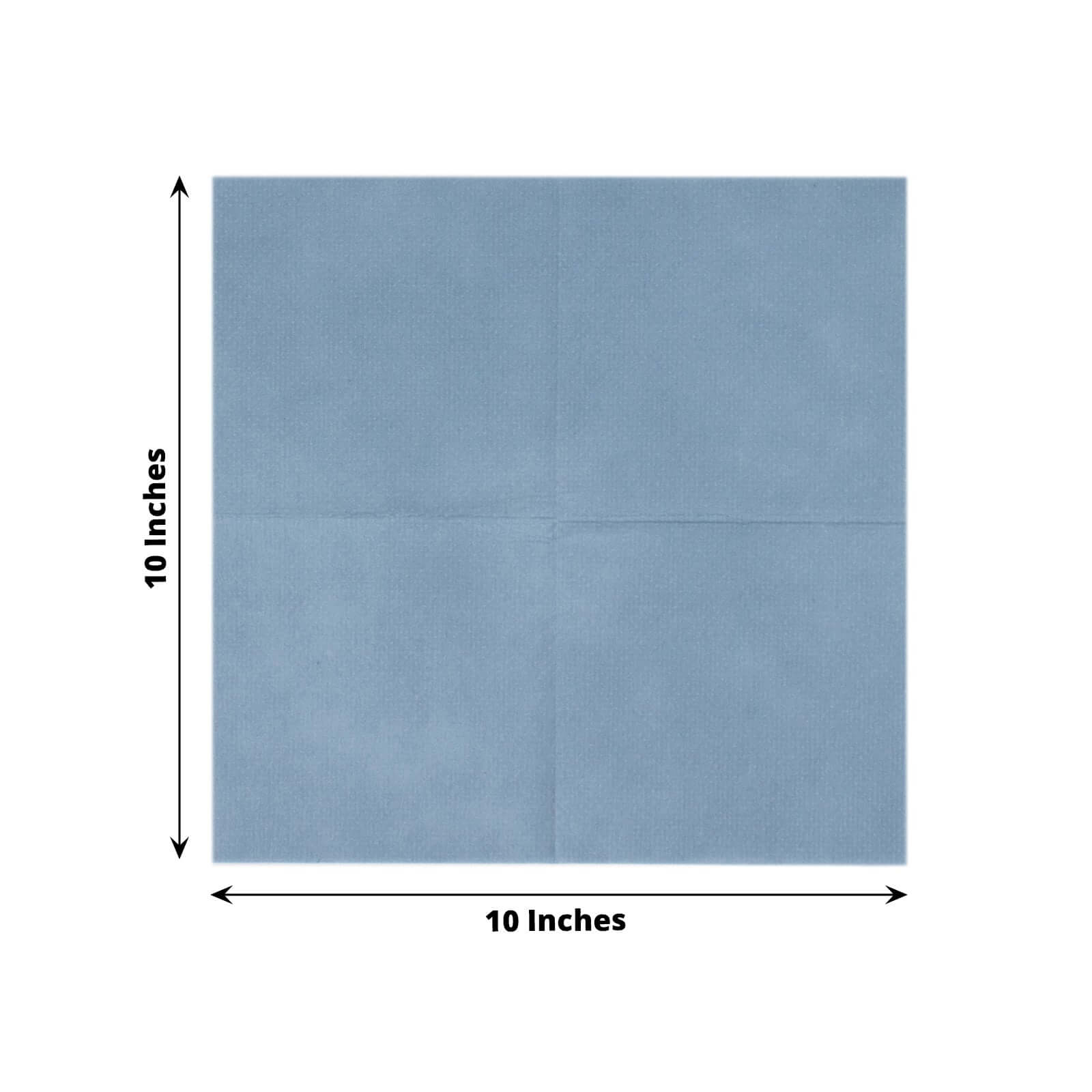 20 Pack Linen - Like Paper 5"x5" Napkins Dusty Blue - Highly Absorbent Airlaid Napkins - Bell Racket Store