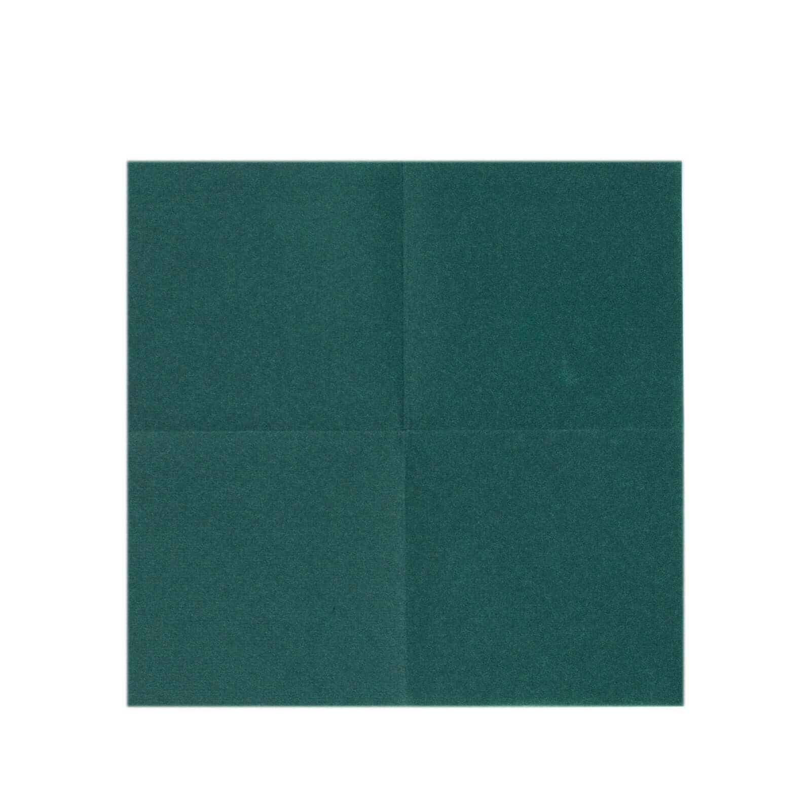 20 Pack Linen - Like Paper 5"x5" Napkins Hunter Emerald Green - Highly Absorbent Airlaid Napkins - Bell Racket Store