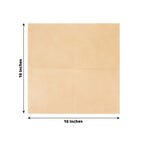 20 Pack Linen - Like Paper 5"x5" Napkins Natural - Highly Absorbent Airlaid Napkins - Bell Racket Store