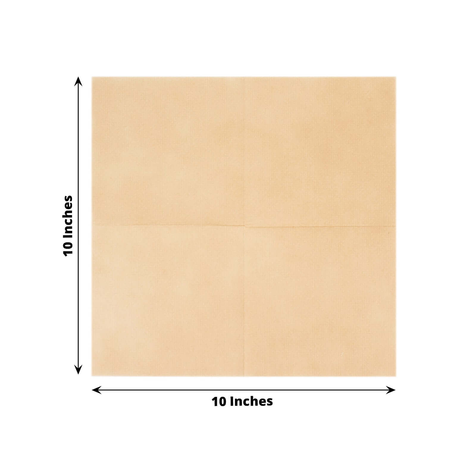 20 Pack Linen - Like Paper 5"x5" Napkins Natural - Highly Absorbent Airlaid Napkins - Bell Racket Store