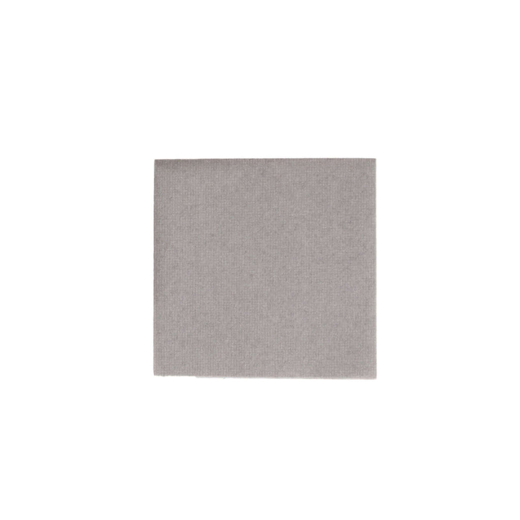 20 Pack Linen - Like Paper 5"x5" Napkins Silver - Highly Absorbent Airlaid Napkins - Bell Racket Store