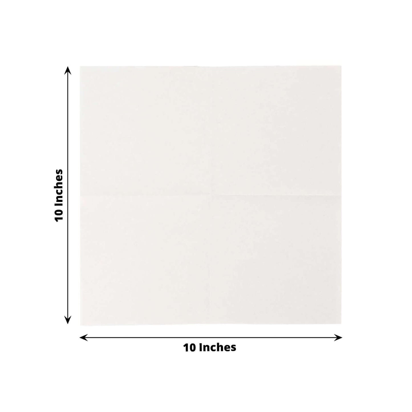 20 Pack Linen - Like Paper 5"x5" Napkins White - Highly Absorbent & Disposable Airlaid Beverage Napkins - Bell Racket Store