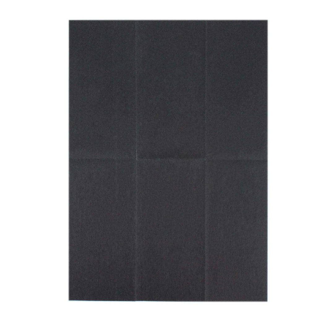 20 Pack Linen - Like Paper 8.5"x4" Napkins Black - Highly Absorbent & Disposable Airlaid Guest Towels - Bell Racket Store