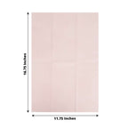 20 Pack Linen - Like Paper 8.5"x4" Napkins Blush - Highly Absorbent & Disposable Airlaid Guest Towels - Bell Racket Store