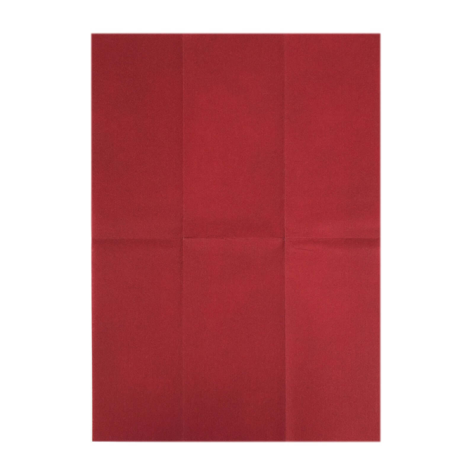 20 Pack Linen - Like Paper 8.5"x4" Napkins Burgundy - Highly Absorbent & Disposable Airlaid Guest Towels - Bell Racket Store