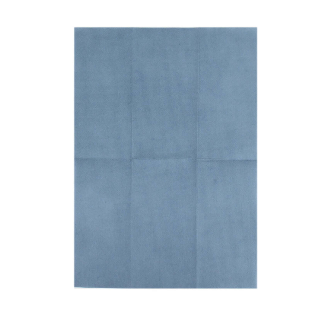 20 Pack Linen - Like Paper 8.5"x4" Napkins Dusty Blue - Highly Absorbent & Disposable Airlaid Guest Towels - Bell Racket Store