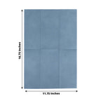 20 Pack Linen - Like Paper 8.5"x4" Napkins Dusty Blue - Highly Absorbent & Disposable Airlaid Guest Towels - Bell Racket Store