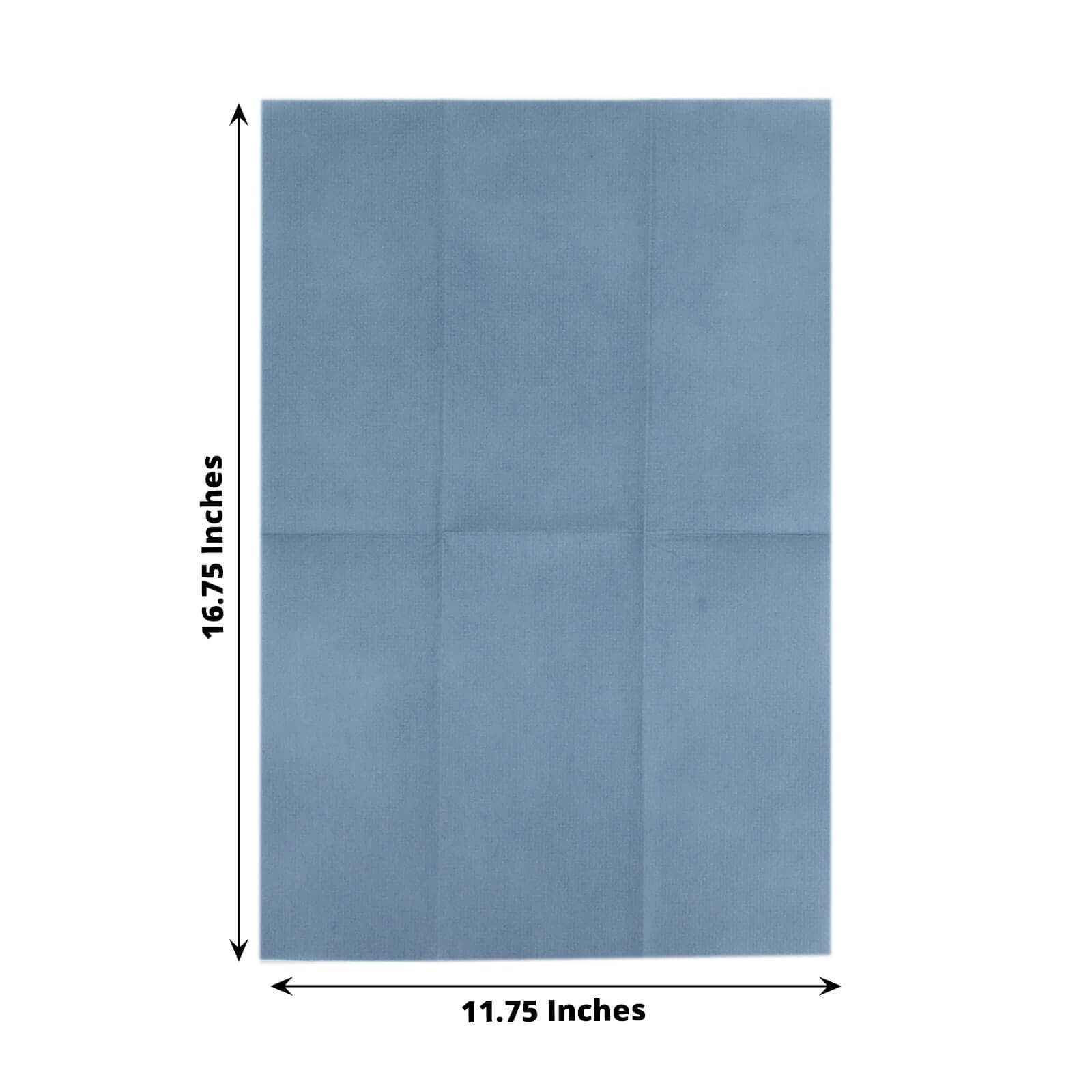 20 Pack Linen - Like Paper 8.5"x4" Napkins Dusty Blue - Highly Absorbent & Disposable Airlaid Guest Towels - Bell Racket Store