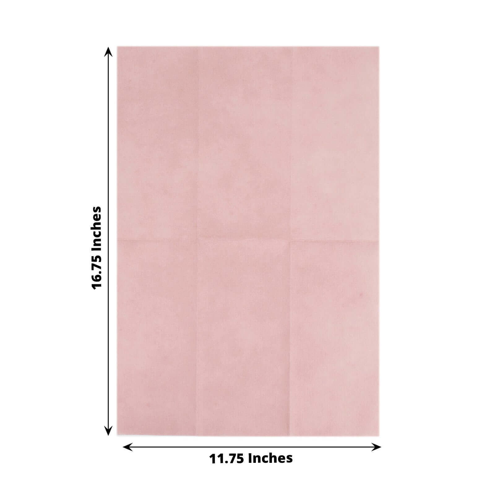 20 Pack Linen - Like Paper 8.5"x4" Napkins Dusty Rose - Highly Absorbent & Disposable Airlaid Guest Towels - Bell Racket Store
