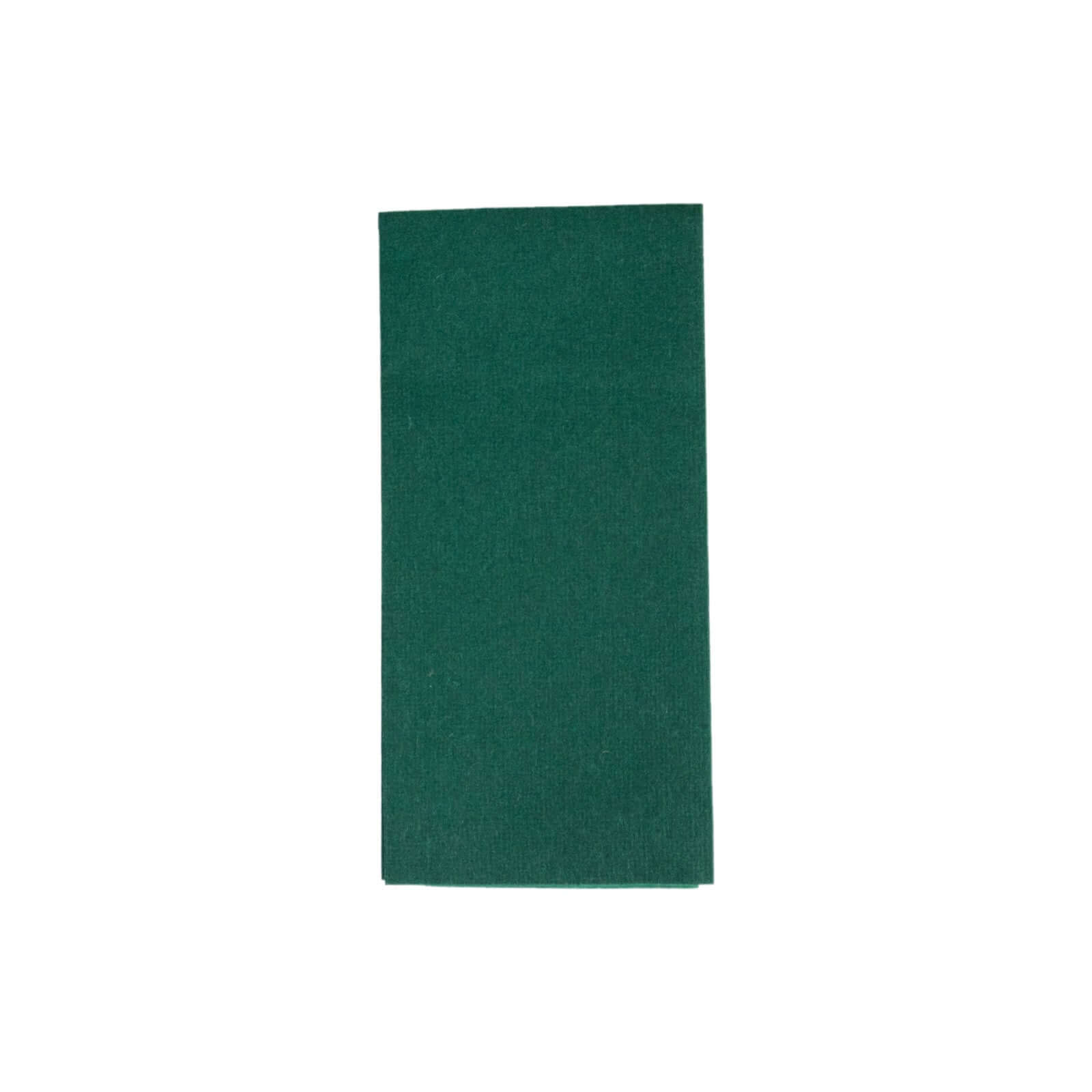 20 Pack Linen - Like Paper 8.5"x4" Napkins Hunter Emerald Green - Highly Absorbent & Disposable Airlaid Guest Towels - Bell Racket Store