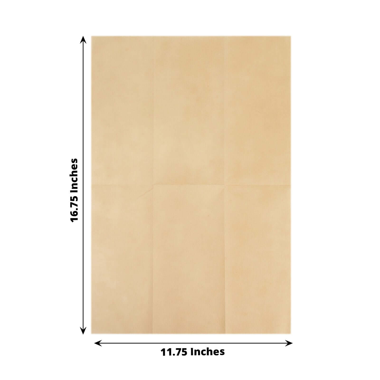 20 Pack Linen - Like Paper 8.5"x4" Napkins Natural - Highly Absorbent & Disposable Airlaid Guest Towels - Bell Racket Store