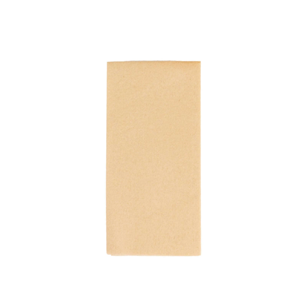 20 Pack Linen - Like Paper 8.5"x4" Napkins Natural - Highly Absorbent & Disposable Airlaid Guest Towels - Bell Racket Store