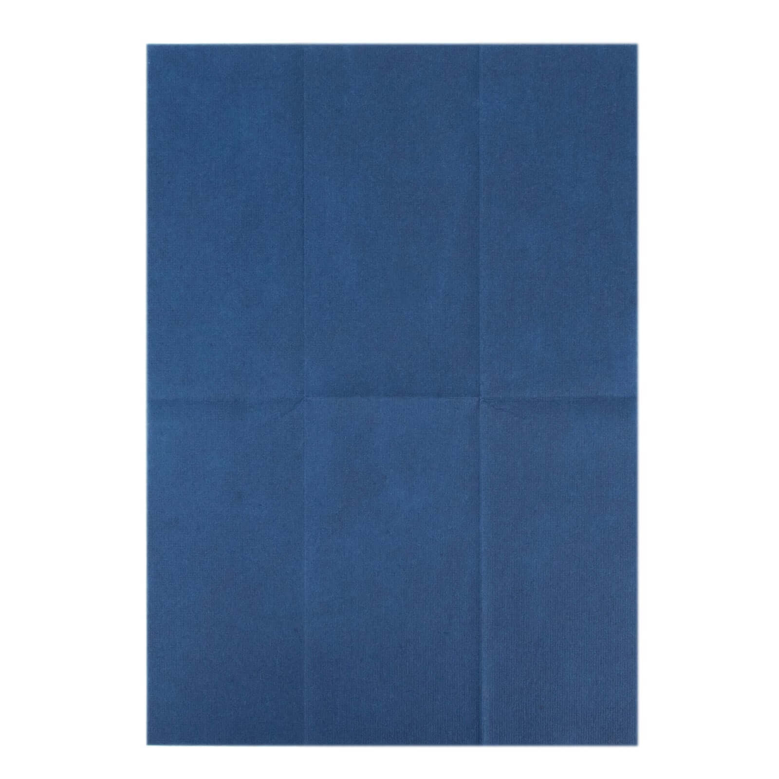 20 Pack Linen - Like Paper 8.5"x4" Napkins Navy Blue - Highly Absorbent & Disposable Airlaid Guest Towels - Bell Racket Store