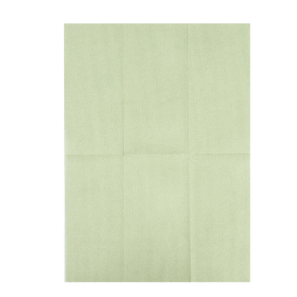 20 Pack Linen - Like Paper 8.5"x4" Napkins Sage Green - Highly Absorbent & Disposable Airlaid Guest Towels - Bell Racket Store
