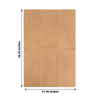 20 Pack Linen - Like Paper 8.5"x4" Napkins Terracotta (Rust) - Highly Absorbent & Disposable Airlaid Guest Towels - Bell Racket Store