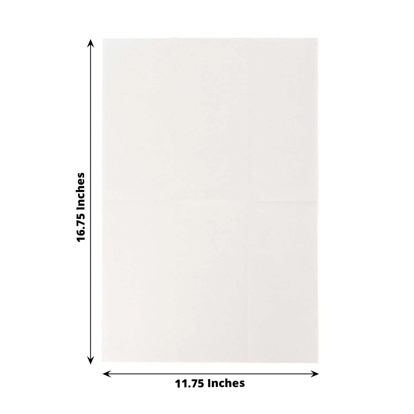 20 Pack Linen - Like Paper 8.5"x4" Napkins White - Highly Absorbent & Disposable Airlaid Guest Towels for Special Occasions - Bell Racket Store