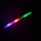 20 Pack Multicolor LED Foam Party Glow Sticks With 3 Flashing Modes, 19" Reusable Battery Operated Light Sticks - Bell Racket Store