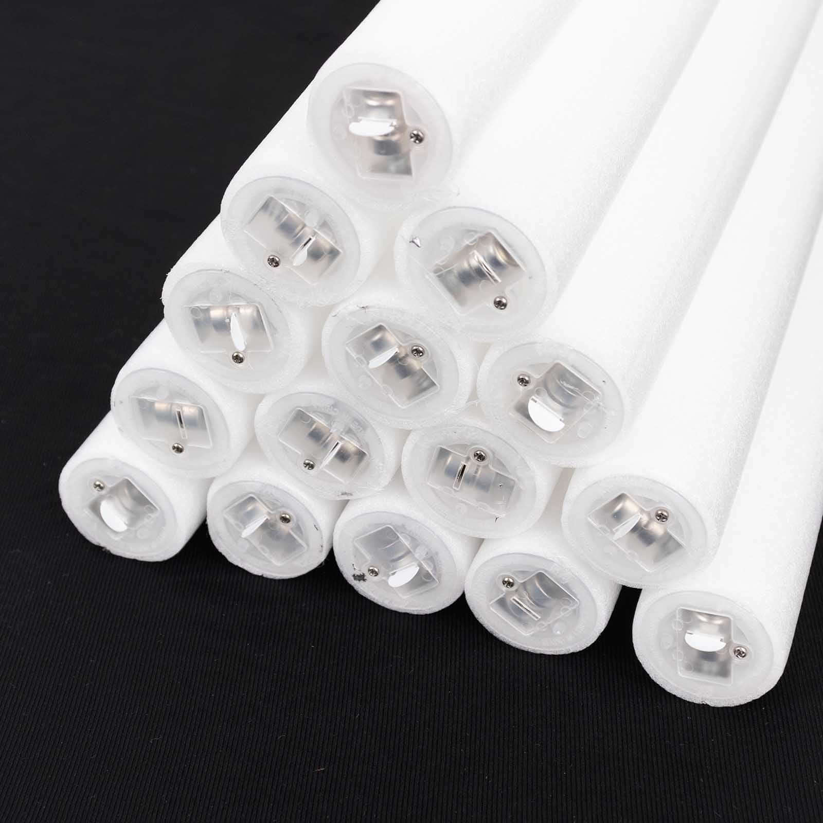 20 Pack Multicolor LED Foam Party Glow Sticks With 3 Flashing Modes, 19" Reusable Battery Operated Light Sticks - Bell Racket Store