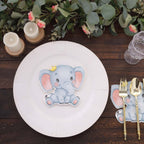 20 - Pack Paper Beverage Napkins with Elephant Shape - Disposable Baby Shower Cocktail Napkins - Bell Racket Store