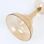 20 - Pack Plastic Margarita Glasses Amber Gold - Sturdy Disposable Glasses for Pina Coladas 10oz - Bell Racket Store