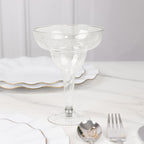 20 - Pack Plastic Margarita Glasses Clear - Sturdy Disposable Glasses for Pina Coladas 10oz - Bell Racket Store