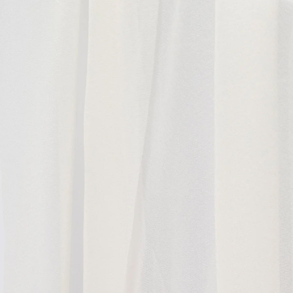 20 - Pack Sheer Chair Drape Decor in Ivory â€“ 9ft Shimmer Sash, Wrinkle - Free - Bell Racket Store