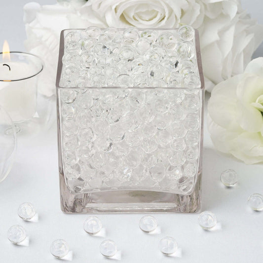 200 - 250 Pcs Water Gel Beads Vase Filler Clear - Small Nontoxic Jelly Balls for Floating Candles & Floral Displays - NestOCart