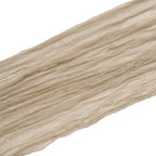 20ft Beige Gauze Cheesecloth Fabric Wedding Arch Drapery, Window Scarf Valance, Boho Decor Arbor Curtain Panel - Bell Racket Store