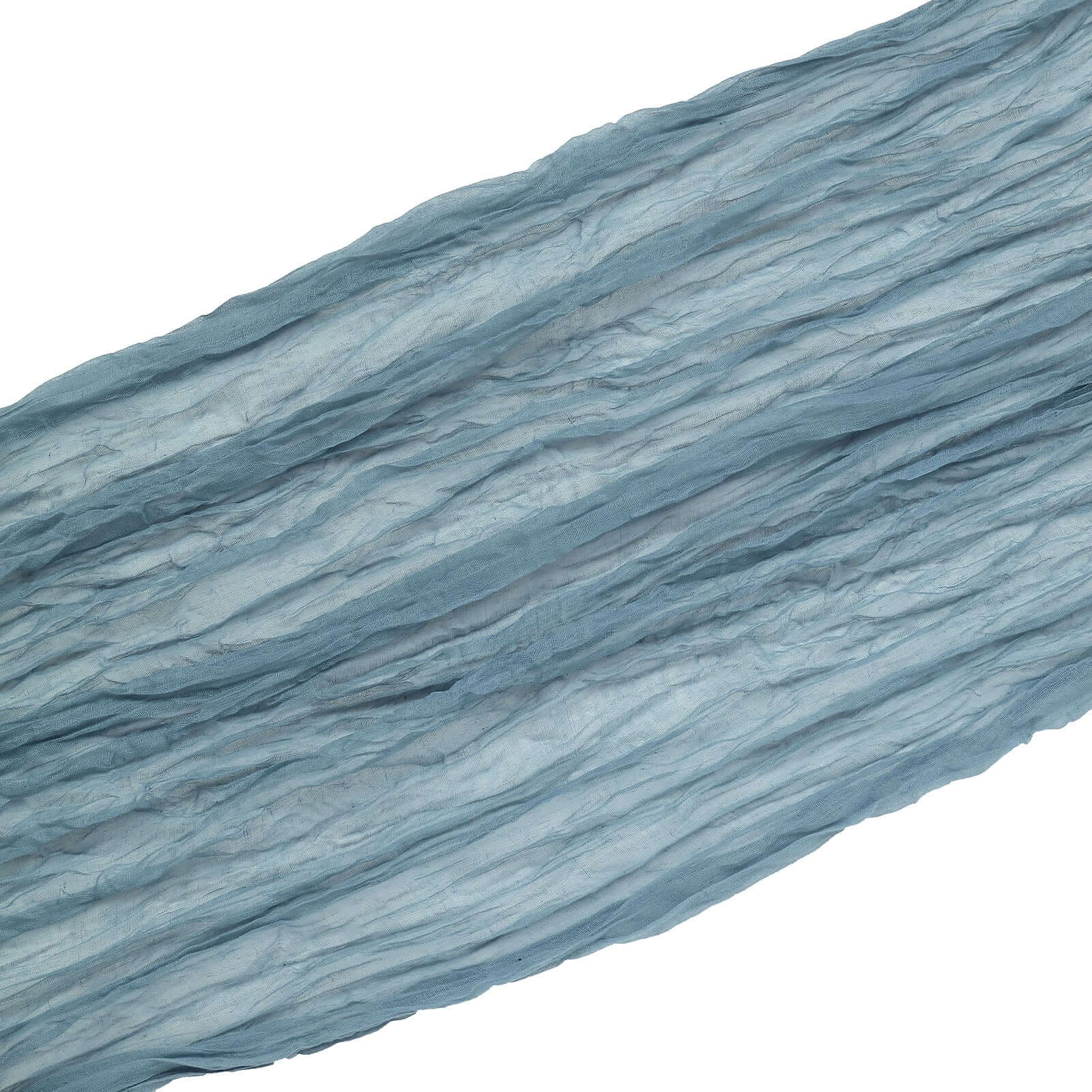 20ft Dusty Blue Gauze Cheesecloth Fabric Wedding Arch Drapery, Window Scarf Valance, Boho Decor Arbor Curtain Panel - Bell Racket Store