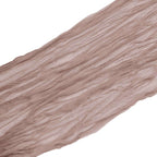 20ft Dusty Rose Gauze Cheesecloth Fabric Wedding Arch Drapery, Window Scarf Valance, Boho Decor Arbor Curtain Panel - Bell Racket Store